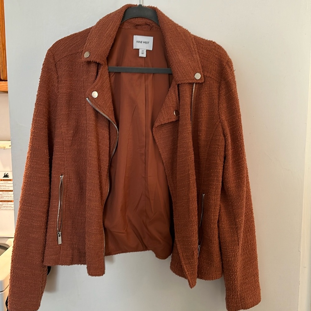 Nine West Burnt Orange Blazer Size Medium